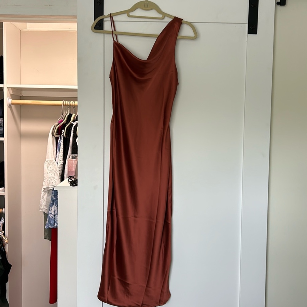 NWT Petal and Pup Rust Midi Dress